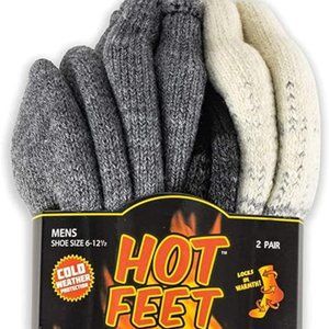 Thermal Socks for Men 2/4 Pack, Extreme Cold Boots Socks -Winter Insulated Socks